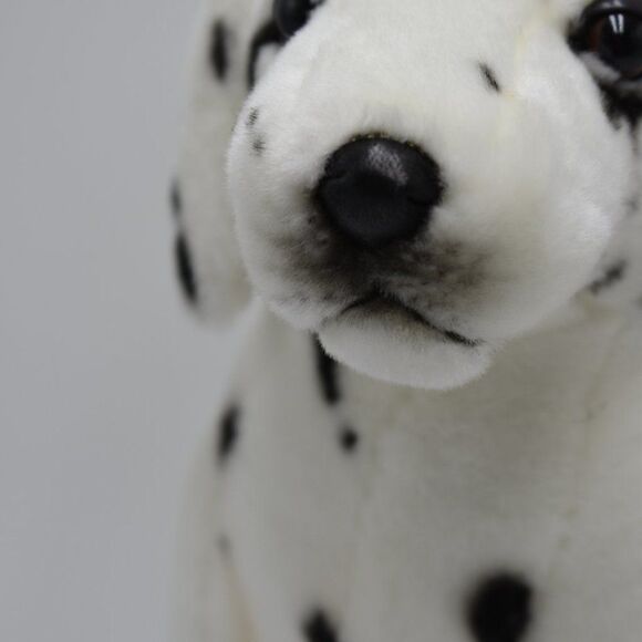 Realistic Lifelike Sitting Dalmatian Puppy Stuffed Animal Plush By Hansa New! - Picture 3 of 12